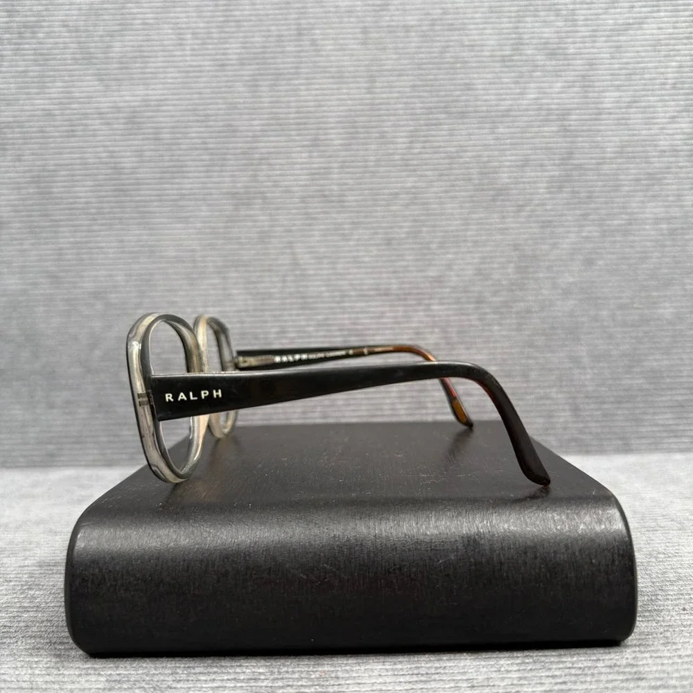 Ralph Lauren RA5102 Black Tortoise Rectangular Y2k Eyeglasses Frames 56-15-130